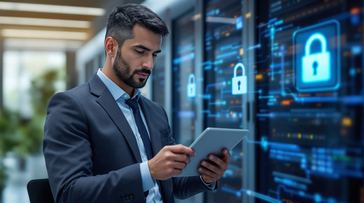 Fachperson prüft Datenschutzdokument — DSGVO-Konformität beim ChatGPT-Einsatz im Unternehmen
